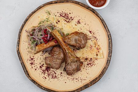 Шашлык из бараньей корейки