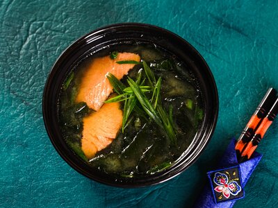 Суп Мисо сяке