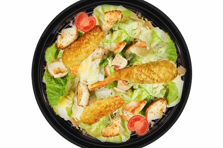 Салат Цезарь с креветкой