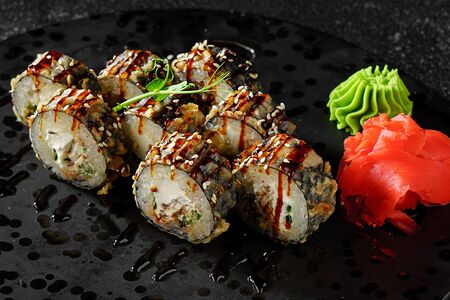 Жареный угорь BBQ