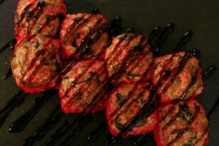 Запеченный ролл Шиитаке терияки