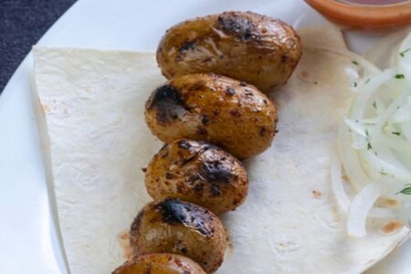 Картофель на мангале