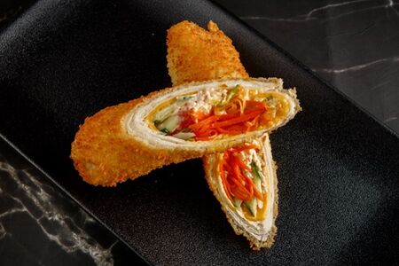 Шаурма по-японски с курицей