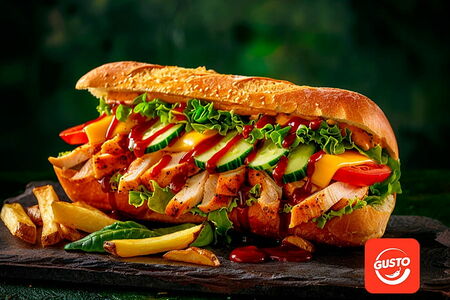 Чиабатта Чикен-барбекю