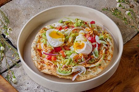 Лепёшка с крабом