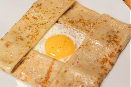 Блин Хачапури с яйцом