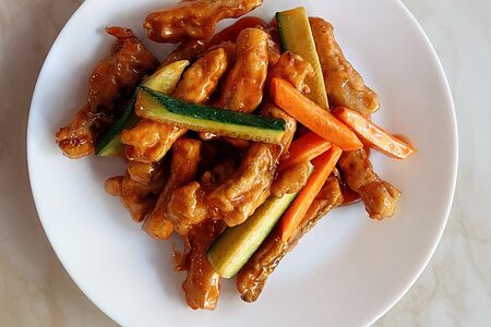 Рыбное филе в кисло-сладком соусе