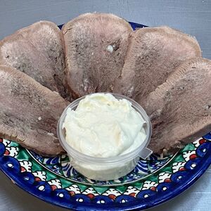 Язык с хреном