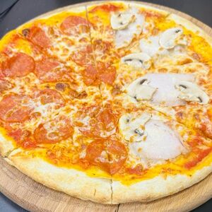 Пепперони & цыплёнок с грибами