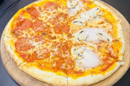 Пеперони & цыплёнок с грибами