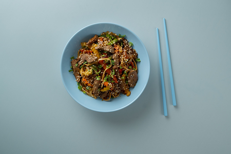 Wok кимчи с говядиной