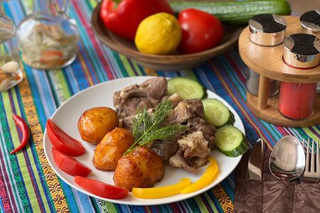 Казан-кебаб из баранины