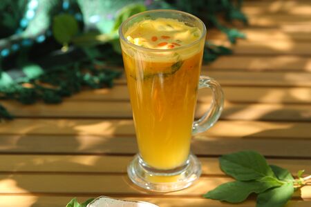 Облепиховый безалкогольный глинтвейн