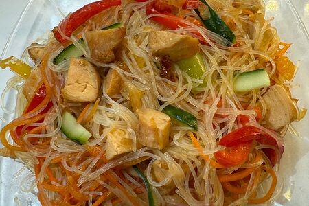 Фунчоза с курицей