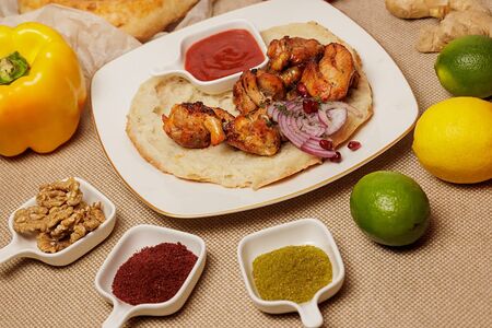 Шашлык из курицы