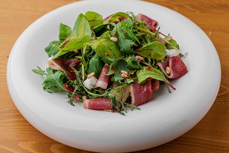 С уткой и соусом манго-чили