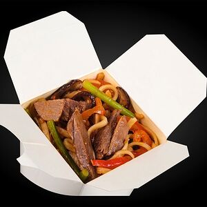 Лапша с говядиной по-азиатски