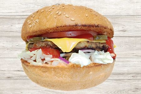 Инд-чизбургер из домашней индейки