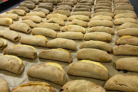 Печенье из зелёной гречки с яблоком без глютена, без сахара