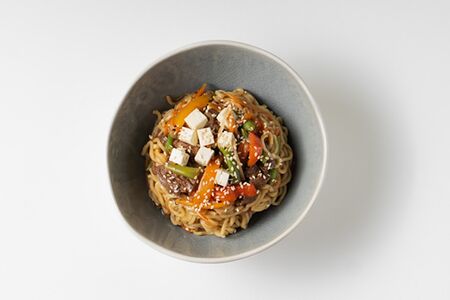 Лапша Яичная с говядиной