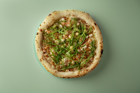 Пицца трюфельная с креветками