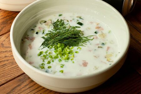 Окрошка на кефире