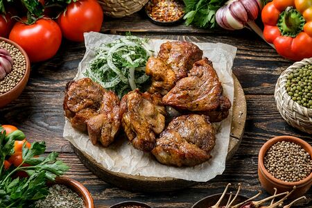 Шашлык из cвинoй шеи