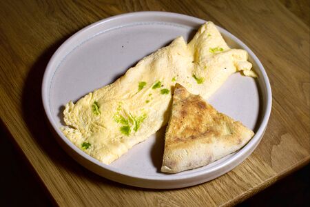 Омлет с фокаччей