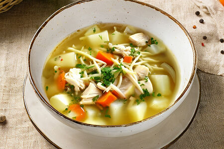 Суп куриный