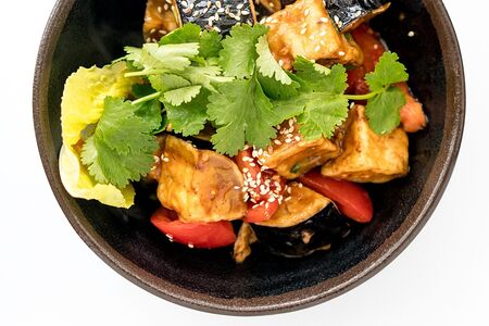 Салат из баклажанов в азиатском стиле