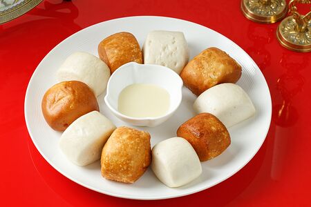 Пампушки ассорти (жареные и на пару)