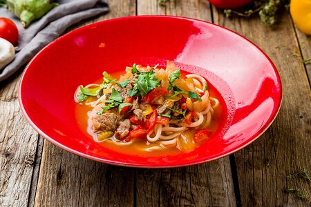 Суп Лагман уйгурский