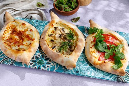 Ассорти хачапури лодочек