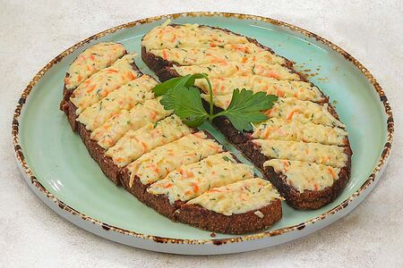 Гренки ржаные с замазкой