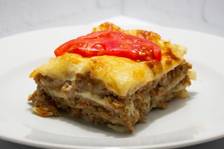 Мясная лазанья