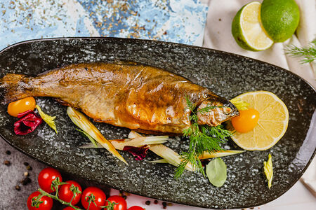 Форель радужная гриль