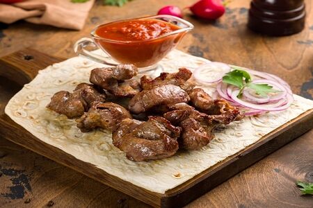 Шашлык из бараньей мякоти