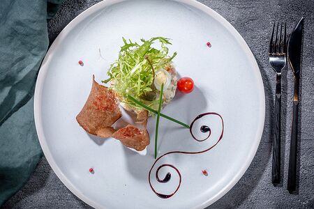 Салат Оливье из филе цыплёнка