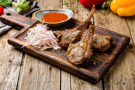 Шашлык из бараньей корейки