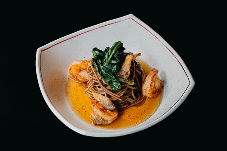 Соба с креветками