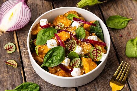 Салат с баклажанами