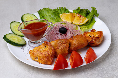 Шашлык из куриного филе