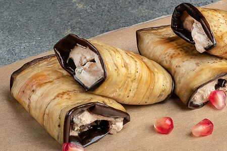 Рулетики из баклажанов