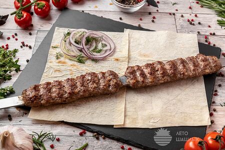 Люля-кебаб в лаваше с бараниной