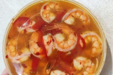 Креветки в соусе Сладкий Чили 