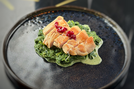 Индейка со шпинатом