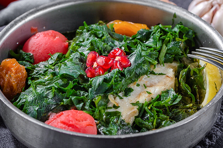 Буглама из осетрины по-азербайджански