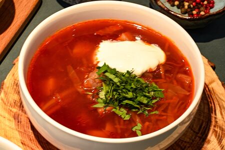 Борщ со свининой