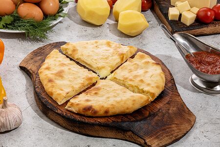Пирог с сыром и картофелем