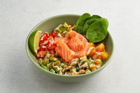 Поке с лососем